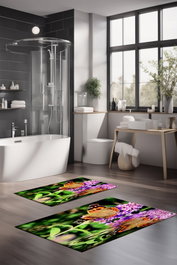 Mijölnir Juego de Alfombrillas de Baño CT-5111 Multicolor